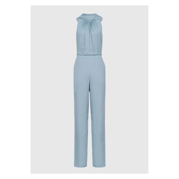 New! REISS Adele Bow Sleeveless Jumpsuit - Picture 9 of 16